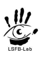 Logo du LSFB-Lab montrant une main